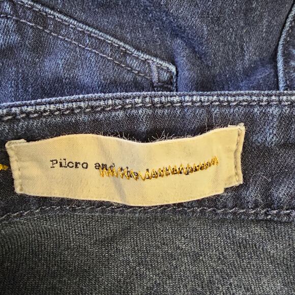 Anthropologie Pilcro Womens Superscript High Rise Skinny Jeans Size 27 Dark Wash - Picture 6 of 9